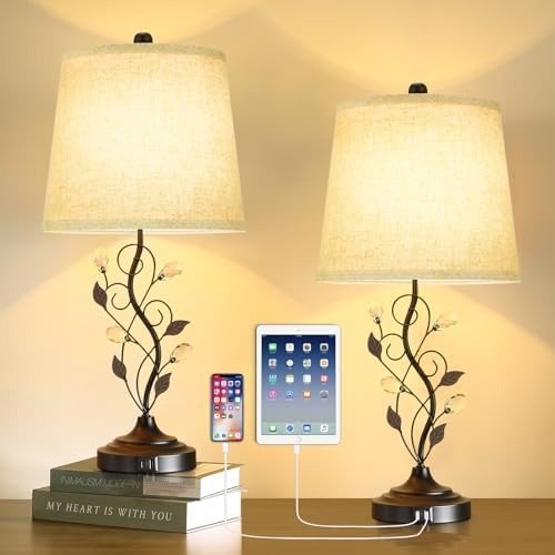 Elegant table lamps - 24.5’’,