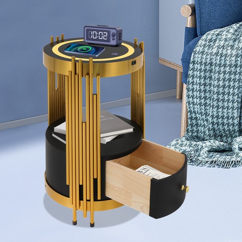 Bedside table smart nightstand - bedside,