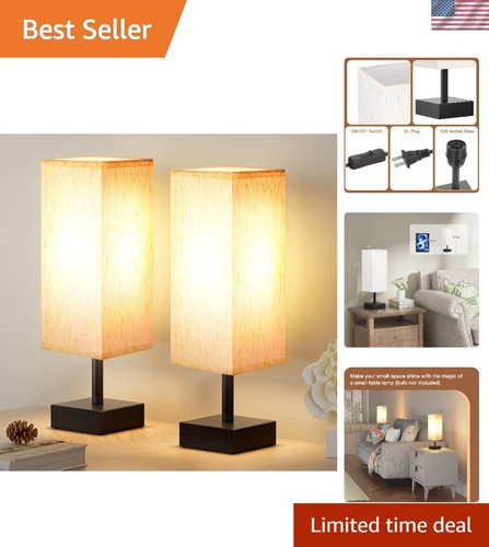 Aooshine small bedside lamps - small,