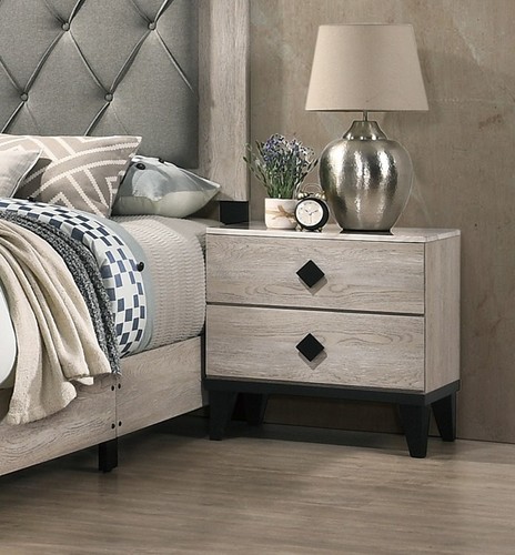 Vintage nightstand bedside - nightstand,
