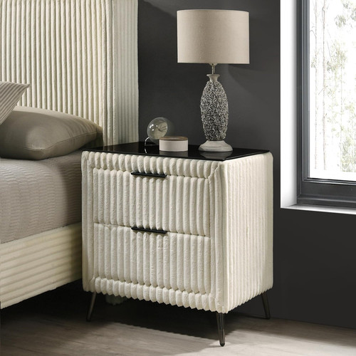 Cream wide wale - cream,