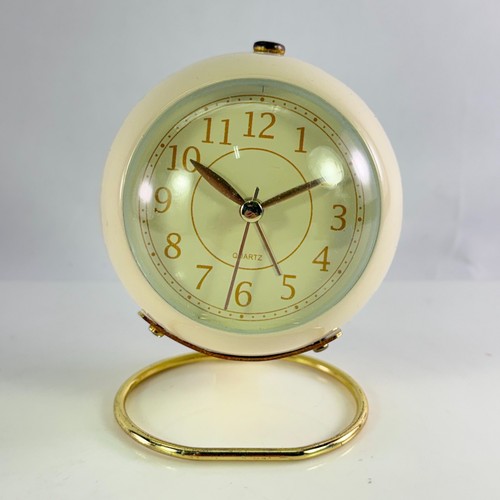 Vintage quartz alarm clock - vintage,