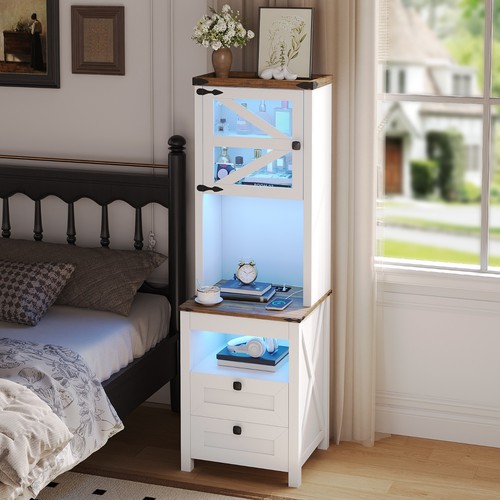 Tall nightstands with gun - nightstands,