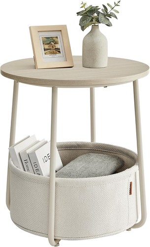 Round side end - end, table