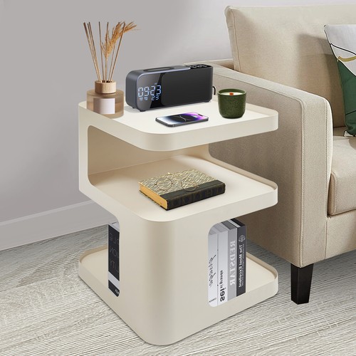 Cream color nightstand - cream,