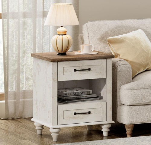 Side table with charging - table,