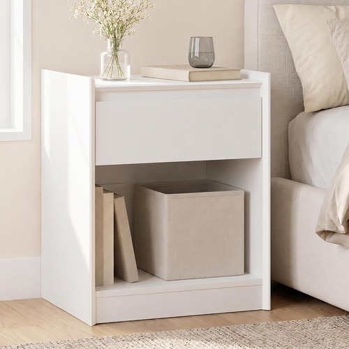 White nightstand drawer - 24"h,