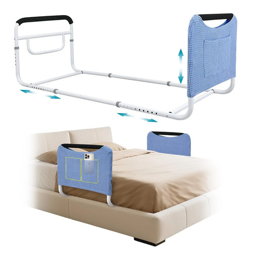 Double bed rail bar safety - bed,