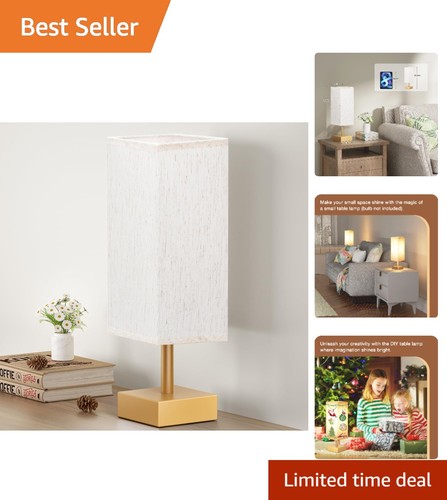 Elegant gold dimmable bedside - gold,