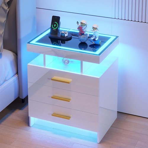 Mesitas noche modernas - mesitas,