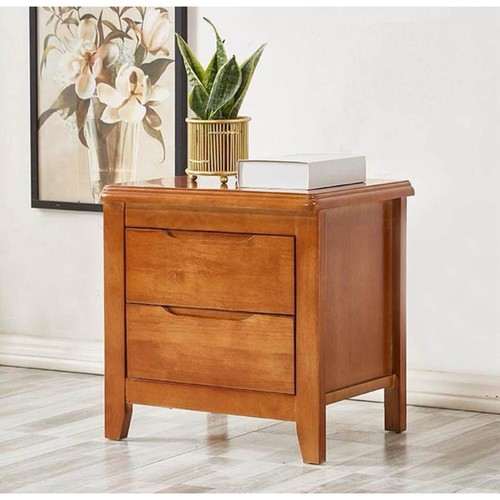 Solid wood bedside cabinet - solid,
