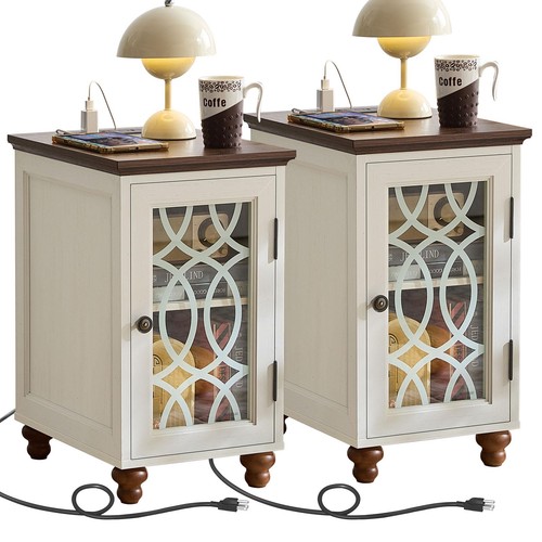 Narrow night stand set 2 - narrow,