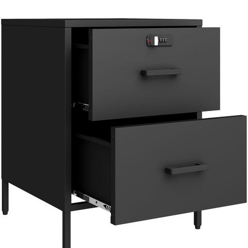 Bedside locker drawer black - bedside, 2